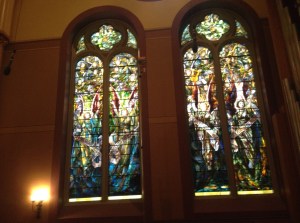 A beautiful church, inside and out. 