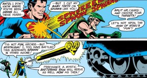 Earth 2's Superman battles Nazis.