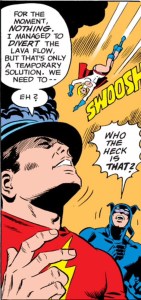 The first glimpse of - Power Girl! 