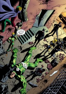 How does a man drown in an alley? 