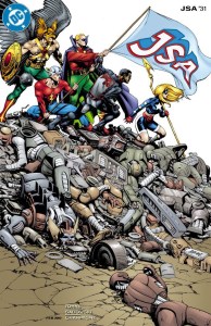Rag Morales gave us this striking cover to "JSA" No. 31.