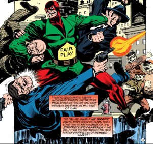 Joie de vivre: The original Mr. Terrific found satisfaction in thwarting criminals and inspiring youths. 