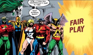 Terry Sloane apparently could not go into the light without sharing his motto one last time. 