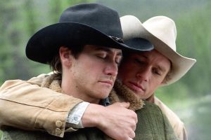A moment of tenderness on 'Brokeback Mountain.'