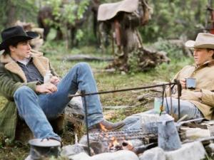 The lifelong romance between Jack & Ennis takes root slowly on 'Brokeback Mountain.'