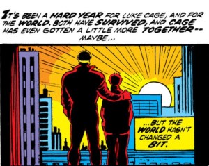 Christmas in the city - still standing.