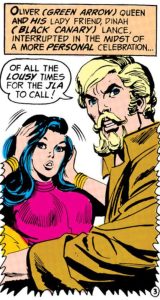 Ollie and Dinah are interrupted.