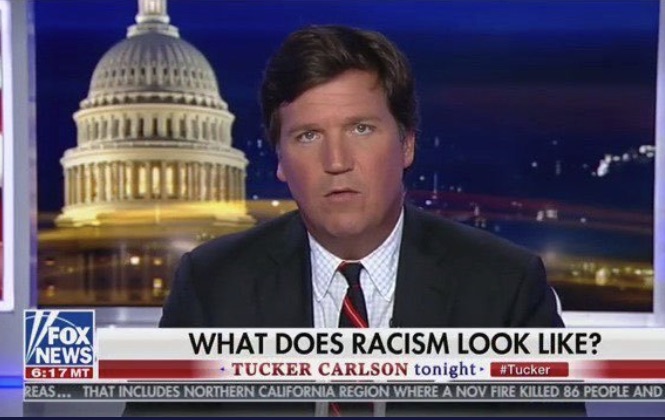 Tucker Carlson of Fox News.