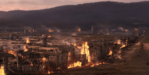 Gaul is burning, "Rome" (Photo: HBO)