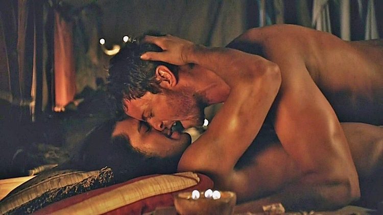 Dan Feuerriegel and Pana Hema Taylor, "Spartacus" (Photo: Starz)