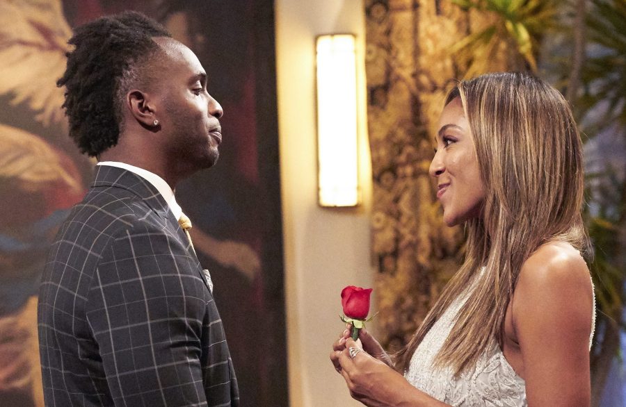 Eazy, Tayshia Adams on 'The Bachelorette' (Photo: ABC)