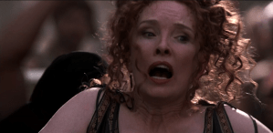 Servilia (Lindsay Duncan) attacked. (Photo: HBO)