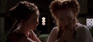 Octavia (Kerry Condon) comforts Servilia (Lindsay Duncan) in "Rome" (Photo: HBO)